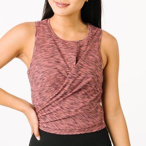 Women’s Twist Front Tank Top - Rose Heather